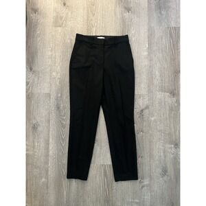 Women's Dress Pants H&M Black Size 6 Elastic Waist Pockets Business Casual Work